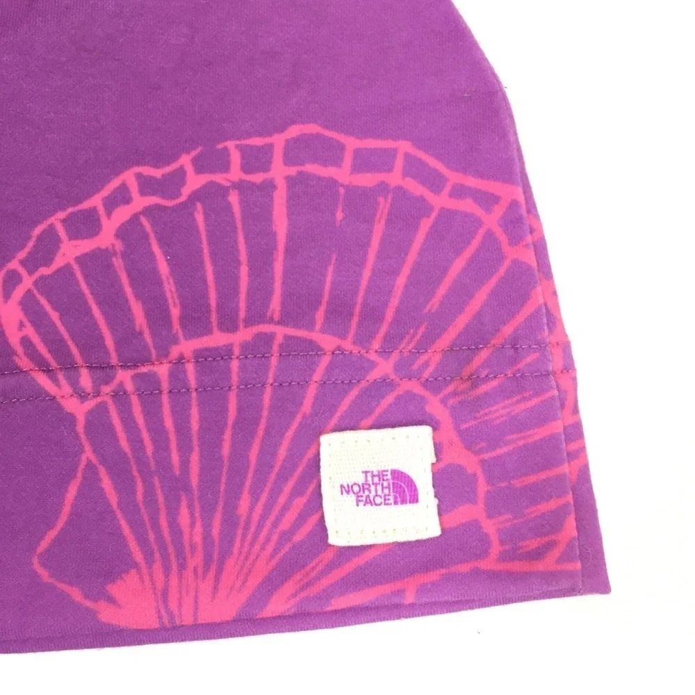 The North Face Girls Purple + Pink Seashell Beanie